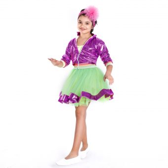 MOR YEŞİL BALE ve DANS KOSTÜMÜ