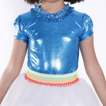 MAVİ BEYAZ BALE ve DANS KOSTÜMÜ - Görsel 3