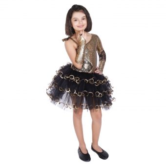 DORE SİYAH BALE ve DANS KOSTÜMÜ