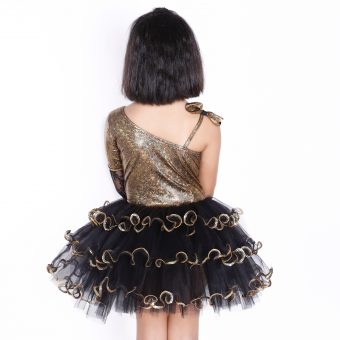 DORE SİYAH BALE ve DANS KOSTÜMÜ - Görsel 3
