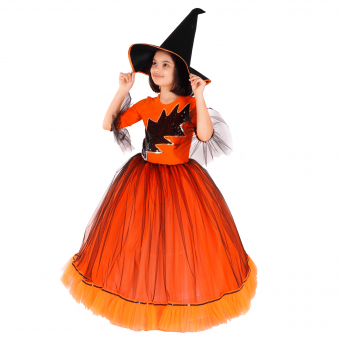 Turuncu Cadı Kostümü