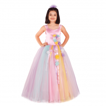 Çiçek Detaylı Elbise