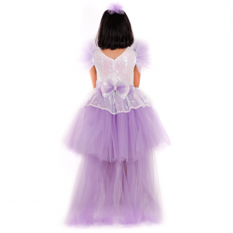 Mor Tüllü Elbise - Görsel 2