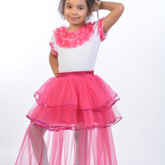 Kuyruklu Etek Takım (pembe)