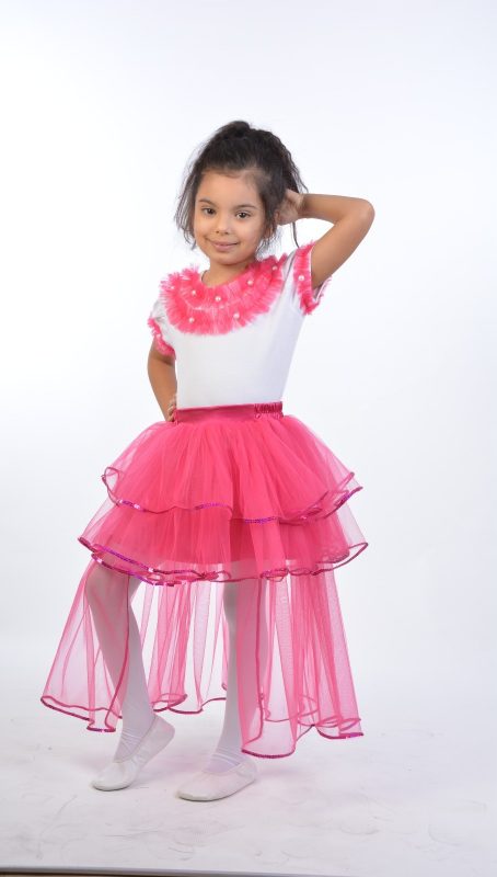 Kuyruklu Etek Takım (pembe)