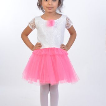 Tül Etekli Takım (Şeker Pembe)