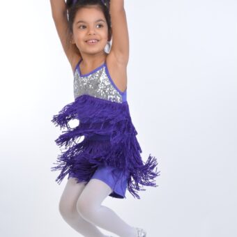 Püsküllü Şortlu Takım (Mor)