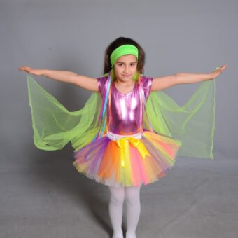 Pelerinli Dans Kostümü