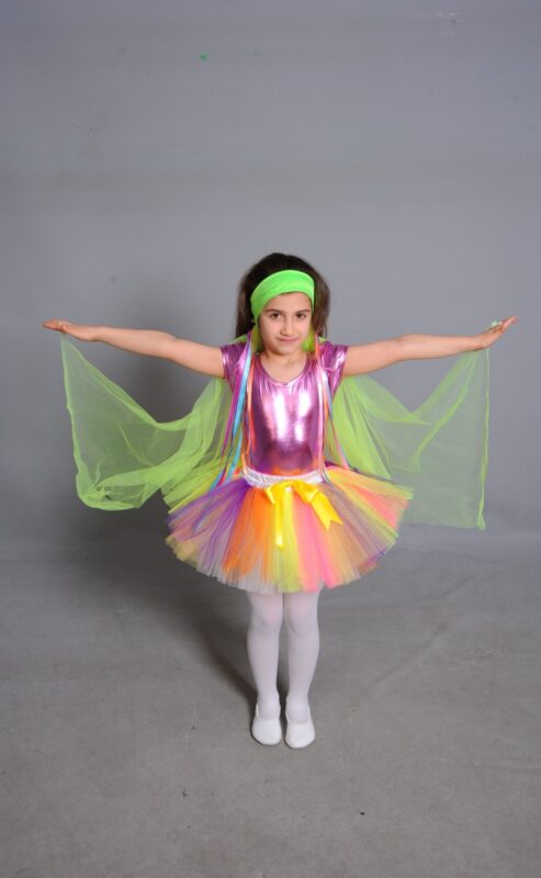 Pelerinli Dans Kostümü