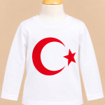 Ayyıldız Beyaz Uzun Kol Tshirt