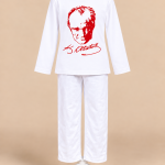 Atatürk Takım Beyaz Kırmızı