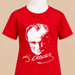 Atatürk Kısa Kol Kırmızı Tshirt